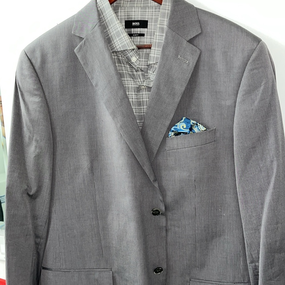 Jones New York, Size Large, very good used cond, 2 Button Closure 100% Cotton - Picture 3 of 11